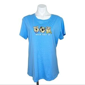 Hanna Barbera Collection Jellystone Park Blue T-Shirt XL